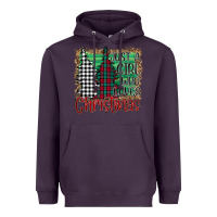 Plum Just A Girl Who Loves Christmas Heavyweight Hoodie - Bettercallsaul