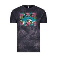 Cloud Black v.drose glitter cowhide Vintage Tee - AdoDesignShop