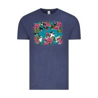 Vintage Denim v.drose glitter cowhide Vintage Tee - AdoDesignShop