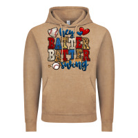 Vintage Coffee hey batter batter swing baseball Vintage Hoodie - Jasminsmagicworld