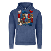 Vintage Denim hey batter batter swing baseball Vintage Hoodie - Jasminsmagicworld