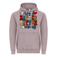 Vintage Zinc hey batter batter swing baseball Vintage Hoodie - Jasminsmagicworld