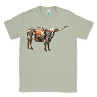 Matcha Texas Longhorn Cow Classic Tee - LillyAllenDesigns