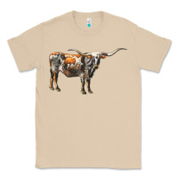 Mushroom Texas Longhorn Cow Classic Tee - LillyAllenDesigns