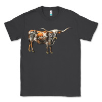 Smoke Texas Longhorn Cow Classic Tee - LillyAllenDesigns