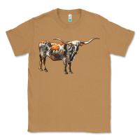 Toasted Coconut Texas Longhorn Cow Classic Tee - LillyAllenDesigns