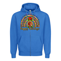 True Royal Happy holidays elf gnome Zipper Hoodie - NancyCooperArtShop