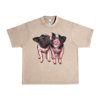 French Oak cute baby pigs Urban Heavy Tee - Artiststas
