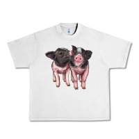 Lunar Rock cute baby pigs Urban Heavy Tee - Artiststas