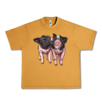 Peanut Butter cute baby pigs Urban Heavy Tee - Artiststas