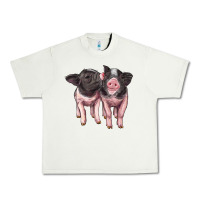 Pistachio cute baby pigs Urban Heavy Tee - Artiststas