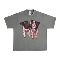 Tornado cute baby pigs Urban Heavy Tee - Artiststas