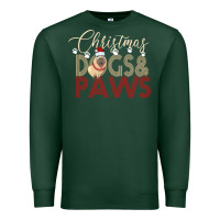 Sports Green Christmas Dogs Paws Premium Sweatshirt - Bettercallsaul
