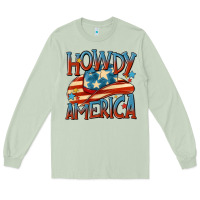 Matcha howdy america Long Sleeve Tee - MaliasSmallBusiness