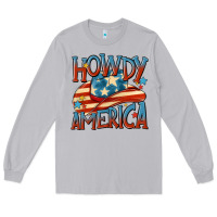 Moon Dust howdy america Long Sleeve Tee - MaliasSmallBusiness