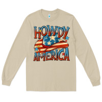 Mushroom howdy america Long Sleeve Tee - MaliasSmallBusiness
