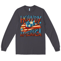 Smoke howdy america Long Sleeve Tee - MaliasSmallBusiness