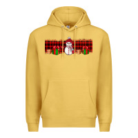 Antique Gold Christmas snowman Premium Hoodie - JahusDesignShop