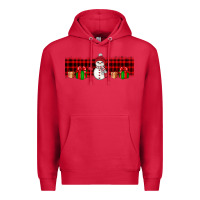 Cardinal Christmas snowman Premium Hoodie - JahusDesignShop