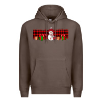 Coffee Christmas snowman Premium Hoodie - JahusDesignShop