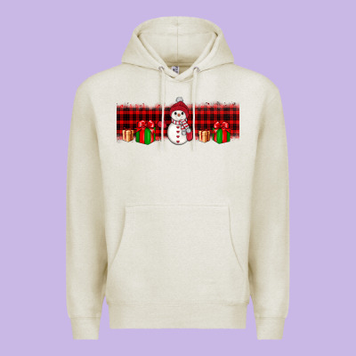 Christmas Snowman Premium Hoodie Designed By Jahusdesignshop