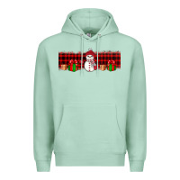 Seafoam Christmas snowman Premium Hoodie - JahusDesignShop