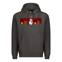 Smoke Christmas snowman Premium Hoodie - JahusDesignShop