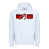 White Christmas snowman Premium Hoodie - JahusDesignShop
