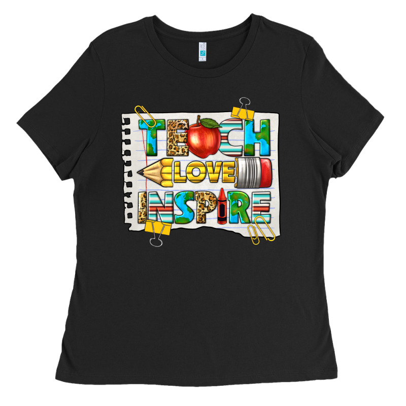 Teach Love Inspire Ladies Tee by texasbilliewilder | Teevron