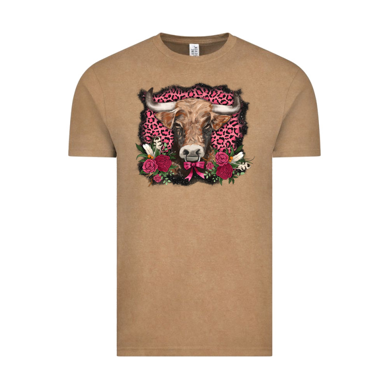 V.d. Cow And Roses Vintage Tee by AdoDesignShop | Teevron