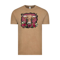 Vintage Coffee v.d. cow and roses Vintage Tee - AdoDesignShop