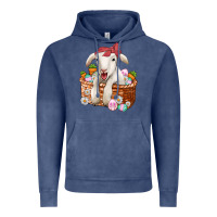 Vintage Denim easter lamb Vintage Hoodie - Jasminsmagicworld