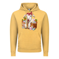 Vintage Mustard easter lamb Vintage Hoodie - Jasminsmagicworld