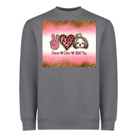 Storm peace love shih tzu Heavyweight Sweatshirt - Jasminsmagicworld