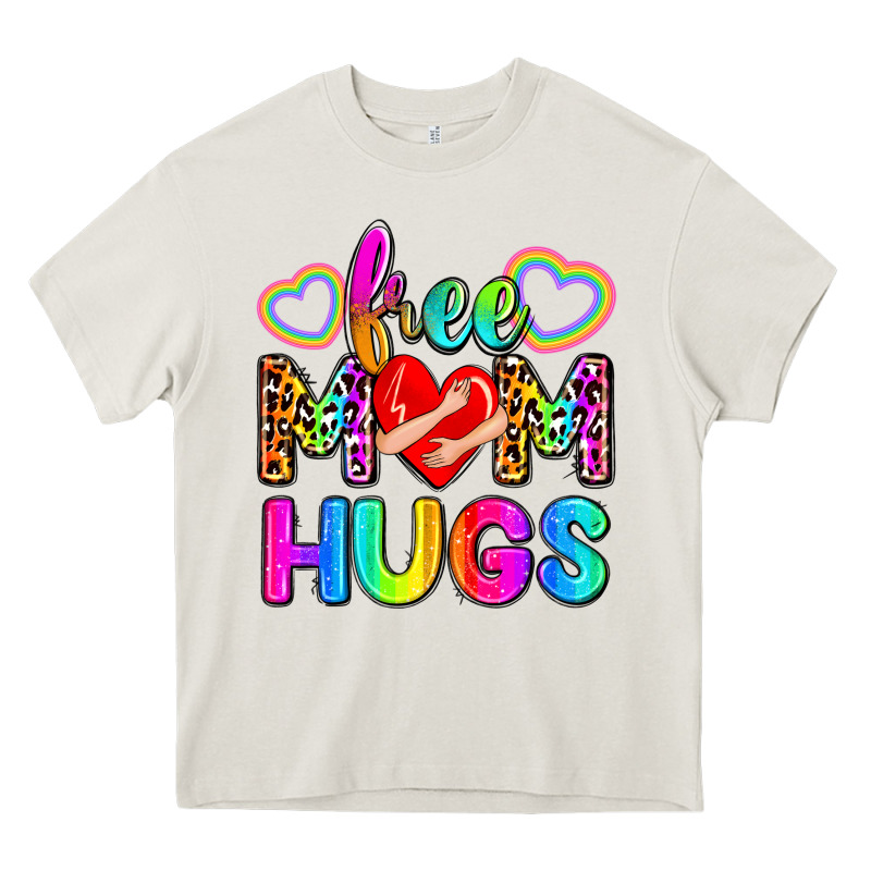 Free Mom Hugs Heavy Core Tee by Zillion Design Studio | Teevron