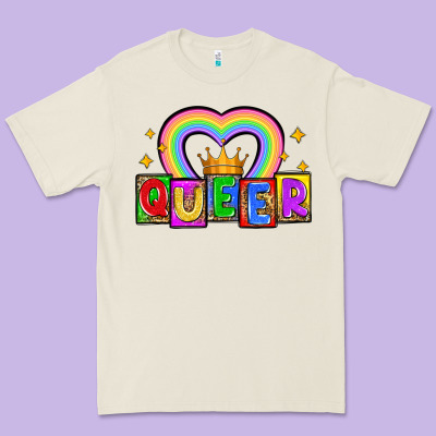 Queer Premium Tee Designed By Zillion Design Studio