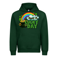 Forest Green Have a lucky day Urban Hoodie - CowGirlArtShop