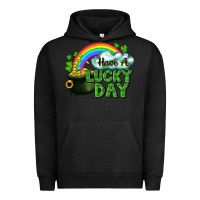 Pigment Black Have a lucky day Urban Hoodie - CowGirlArtShop