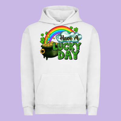 Have A Lucky Day Urban Hoodie Designed By Cowgirlartshop