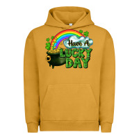 Pigment Peanut Butter Have a lucky day Urban Hoodie - CowGirlArtShop