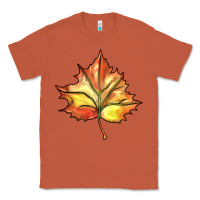 Copper withered leaf Classic Tee - BarkalooDesign