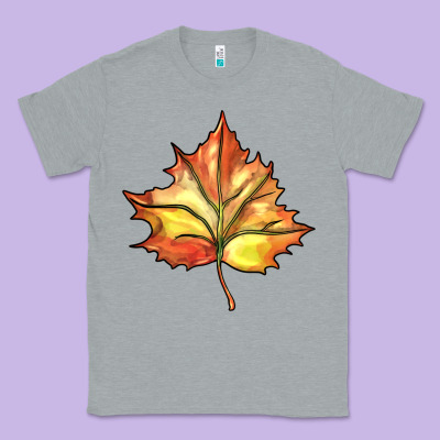Withered Leaf Classic Tee Designed By Barkaloodesign
