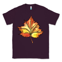 Plum withered leaf Classic Tee - BarkalooDesign