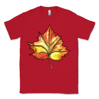 Red withered leaf Classic Tee - BarkalooDesign