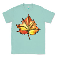 Seafoam withered leaf Classic Tee - BarkalooDesign