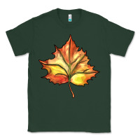 Sports Green withered leaf Classic Tee - BarkalooDesign