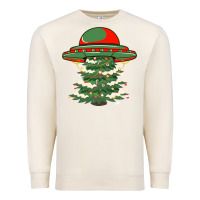 Sandshell Ufo Christmas Pine Tree Premium Sweatshirt - Bettercallsaul