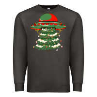 Smoke Ufo Christmas Pine Tree Premium Sweatshirt - Bettercallsaul