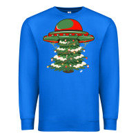 True Royal Ufo Christmas Pine Tree Premium Sweatshirt - Bettercallsaul
