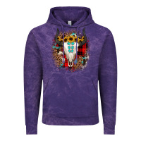 Cloud Purple bullskull christmas Vintage Hoodie - JahusDesignShop